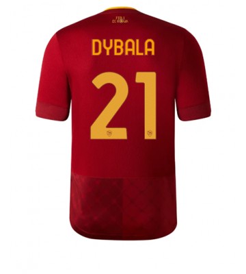 AS Roma Paulo Dybala #21 Hjemmedrakt 2022-23 Kortermet